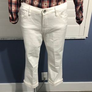 Nine West white denim jeans